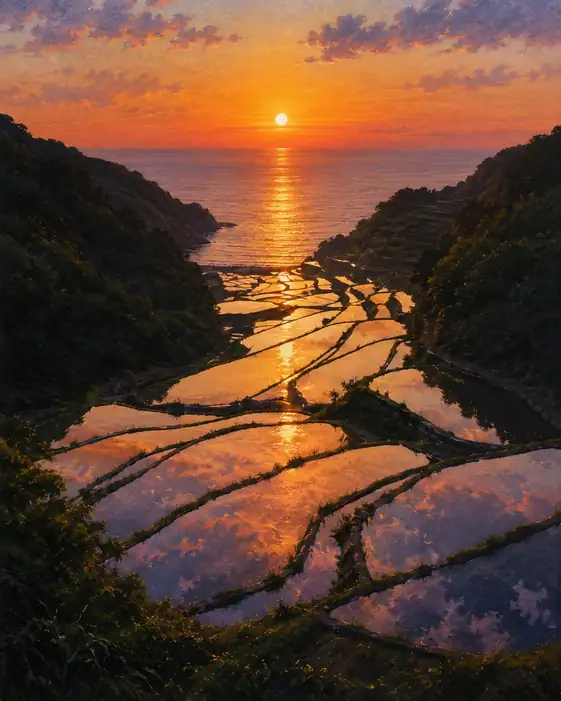 Golden Mirror to the Horizon