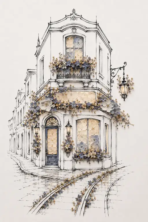 Festoon of the Corner Salon