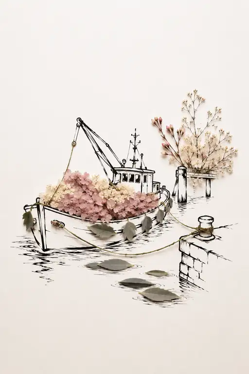 Blossom Cargo of the Harbor Trawler