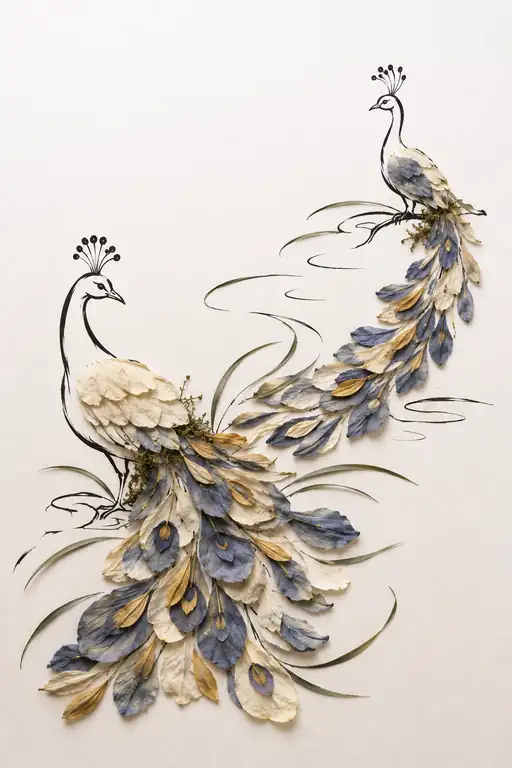 Splendor of the Cerulean Plumage