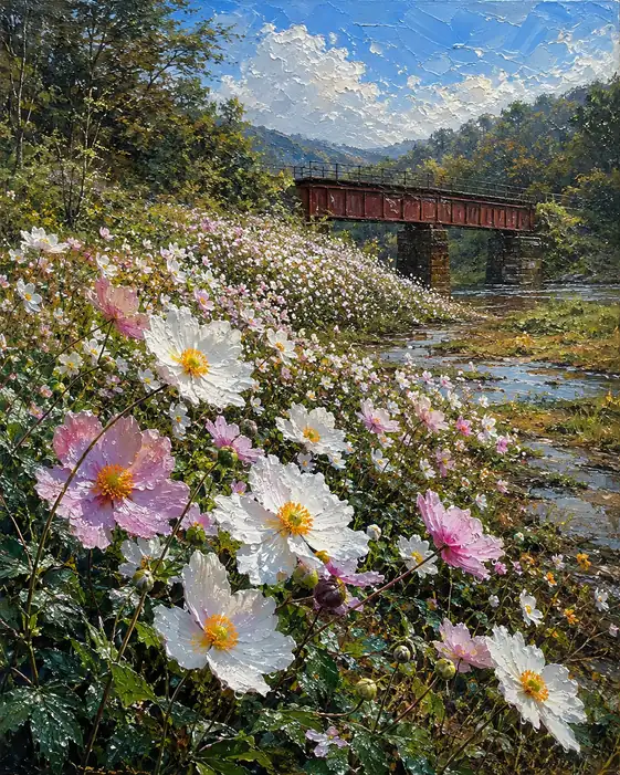 Where the River Sings to the Summer Bloom