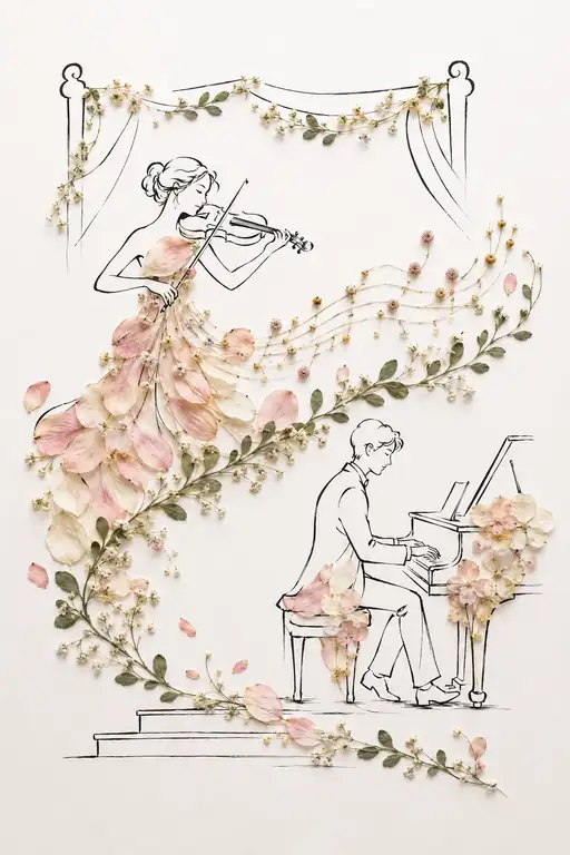 Duet of Blossoming Melodies