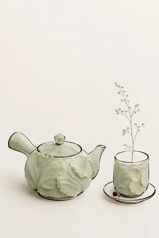 茶の薫香、余白に芽吹く静けさ