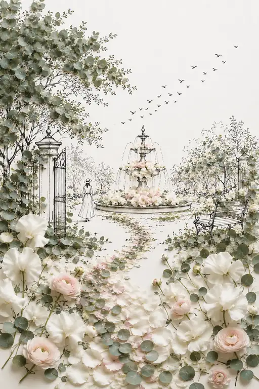 The Quiet Awakening of the Fountain Garden
