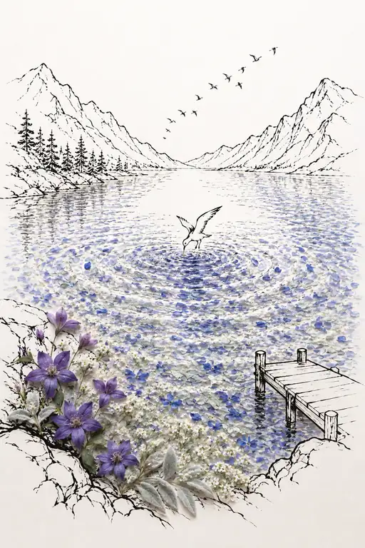 Ripple in the Alpine Mirror
