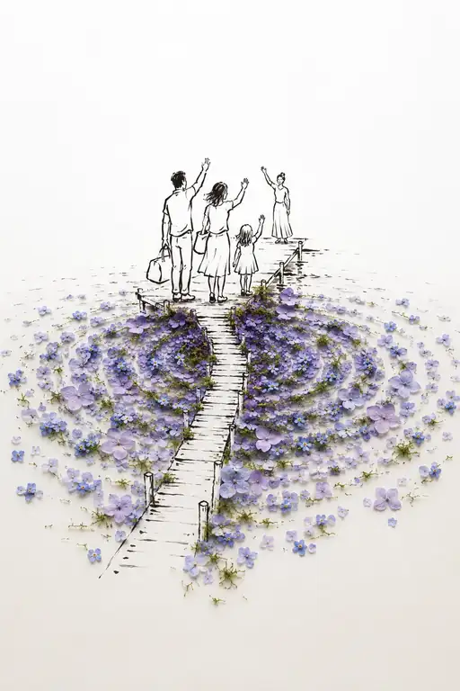 Homecoming Across the Blooming Tide