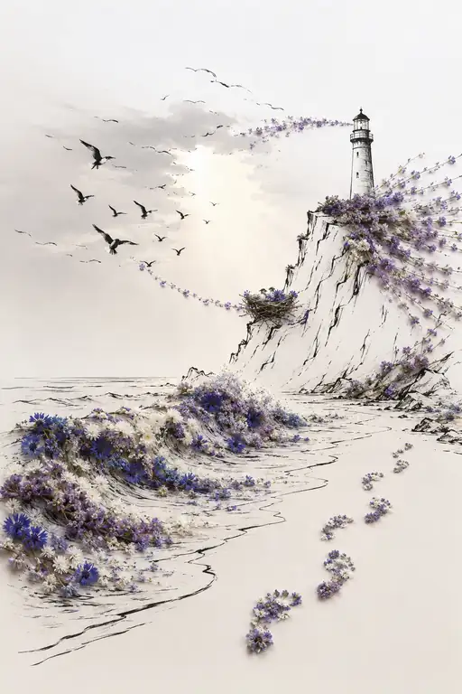 Beacon, Nest, and Footsteps in the Foam