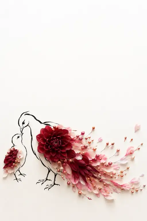 紅き胸に灯る母のぬくもり