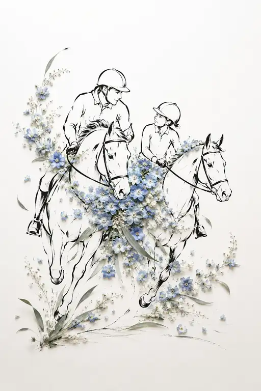 Galloping on the Morning Wind