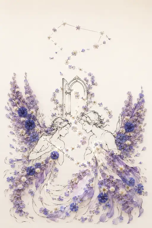 天上の扉に誓う双翼の祈り