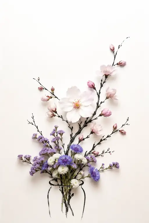 花瓶に満ちる春霞の息吹