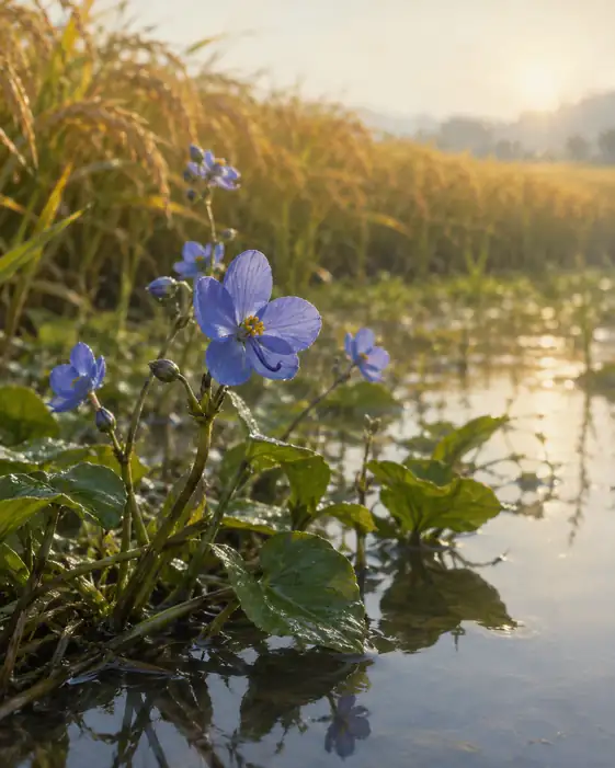 Morning Mirror by the Golden Paddy