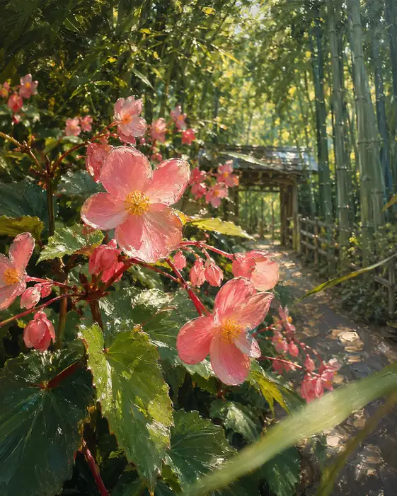 Threshold of the Sunlit Bamboo Gate