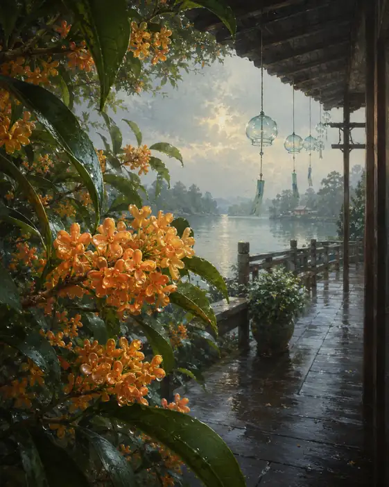 After the Rain, Where Bells Await the Breeze