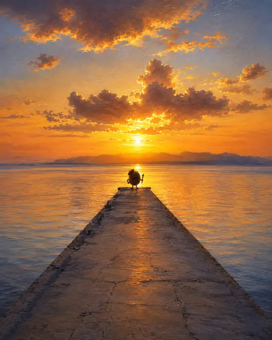 The Pilgrim at the Edge of Light