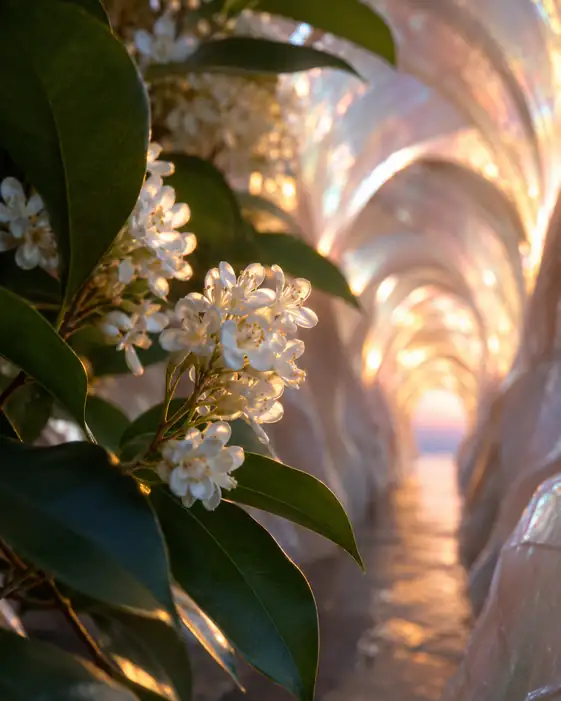 Nacreous Archway to the Sunset