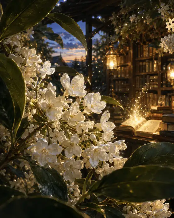 Fountain of Sparks and Silver Blossoms