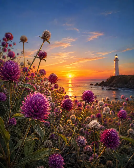 Sunset Beacon and the Amaranth Slope