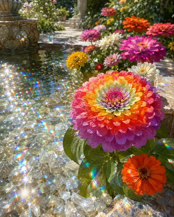 Prisms Across the Crystal Fountain