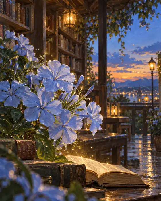 Pages of Light in the Twilight Study