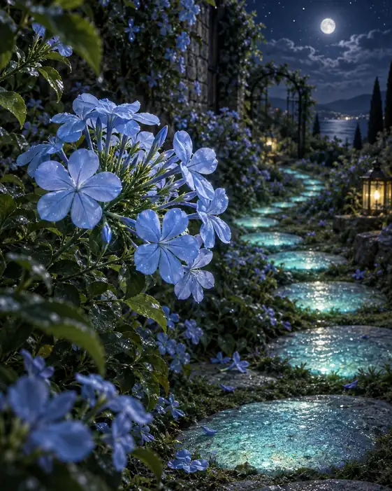 月夜の小径、導きの瑠璃