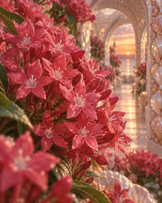 Star-Shaped Blooms in the Shell Arcade