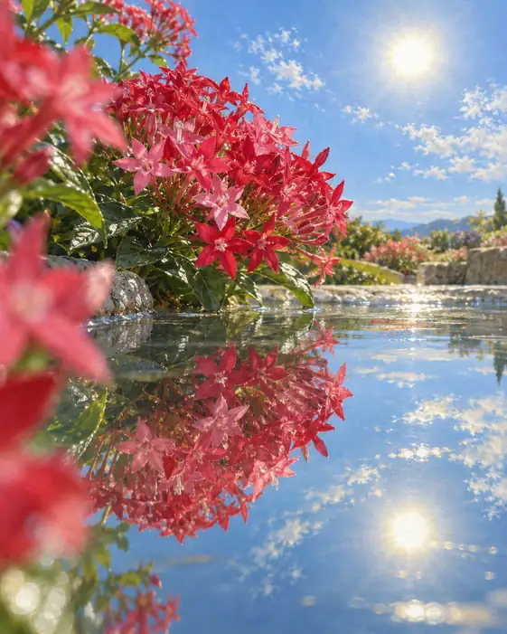 Twin Suns on the Mirrored Pool