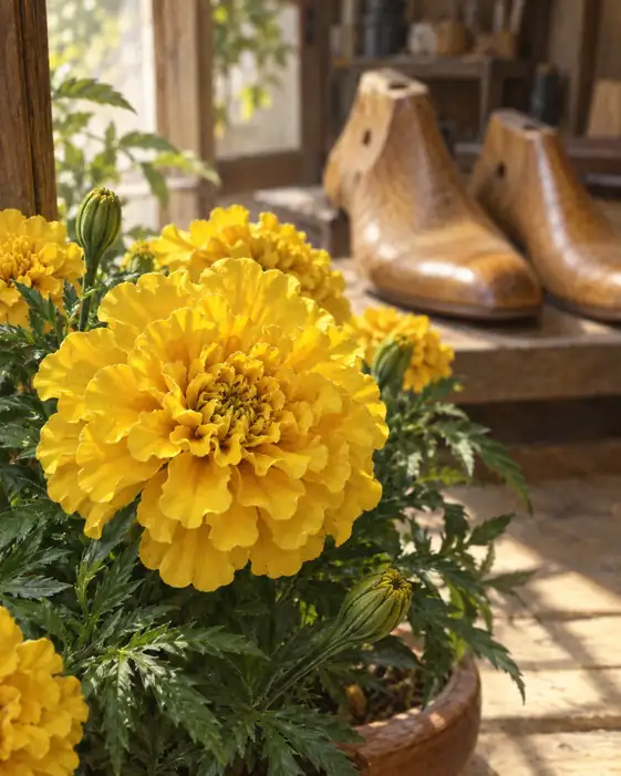 Cobbler's Workshop and Golden Marigold