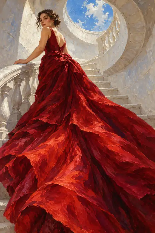 Ascent in Crimson