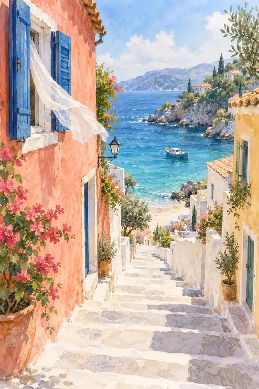 Where the Alley Meets the Azure