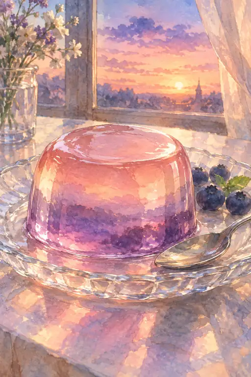Twilight Preserved in Glass