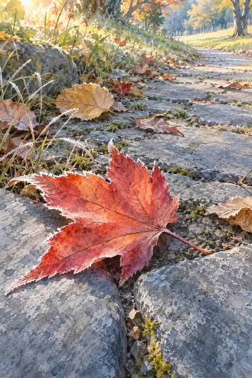 Frost on a Fallen Flame