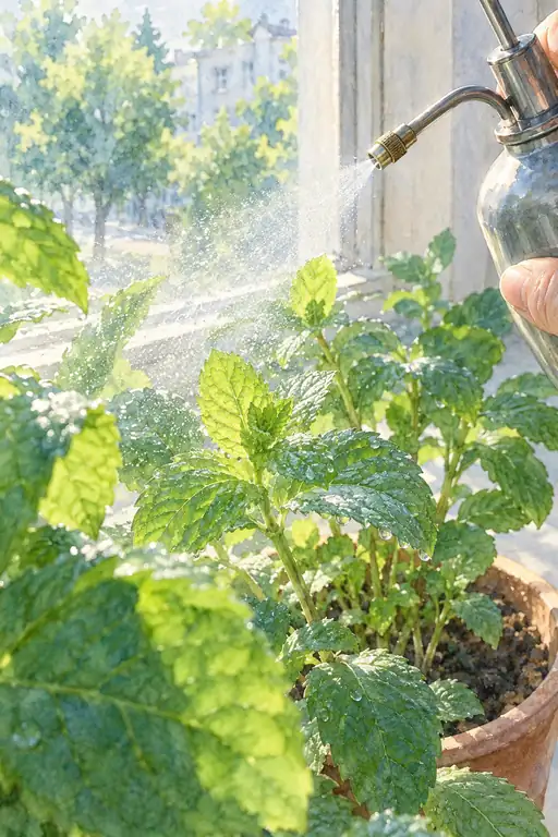 Hand Bestowing Morning Mist