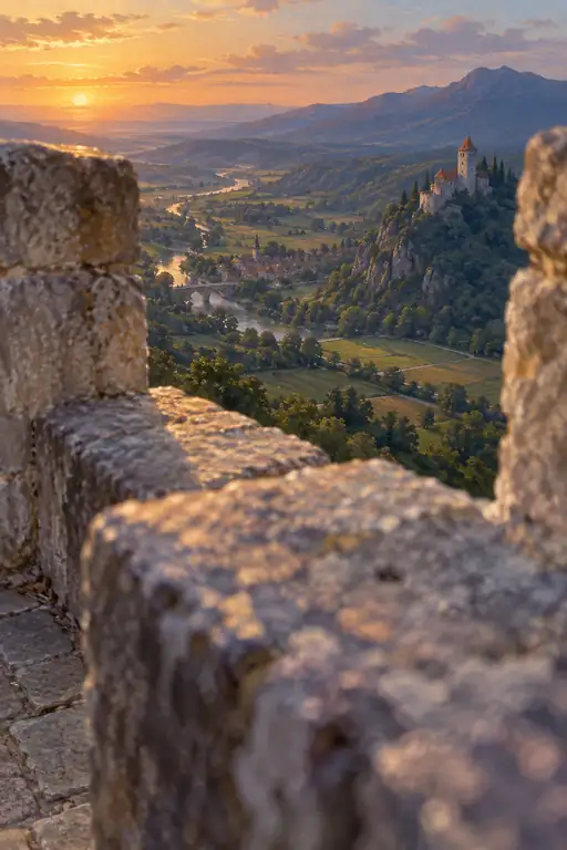 Sunset Over the Knight's Valley