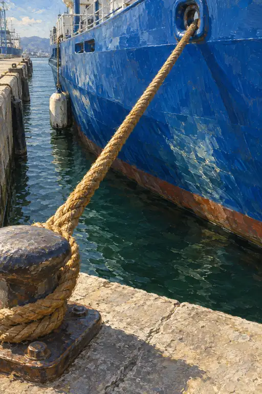 Mooring of the Cobalt Giant