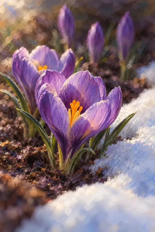Promise of Spring Breaking through the Thaw