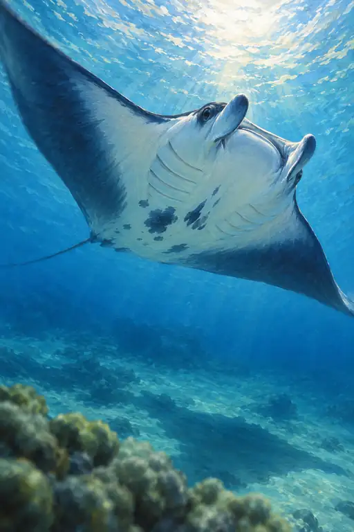 Gliding through the Sunlit Cathedral of the Sea