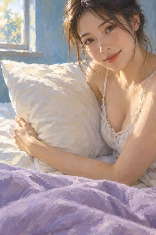 Morning Slumber in Lavender and Light