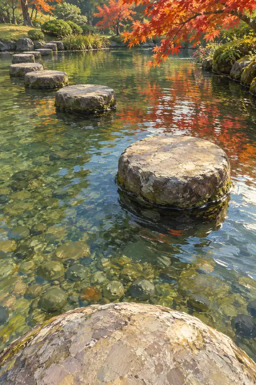 Steps Across the Amber Current