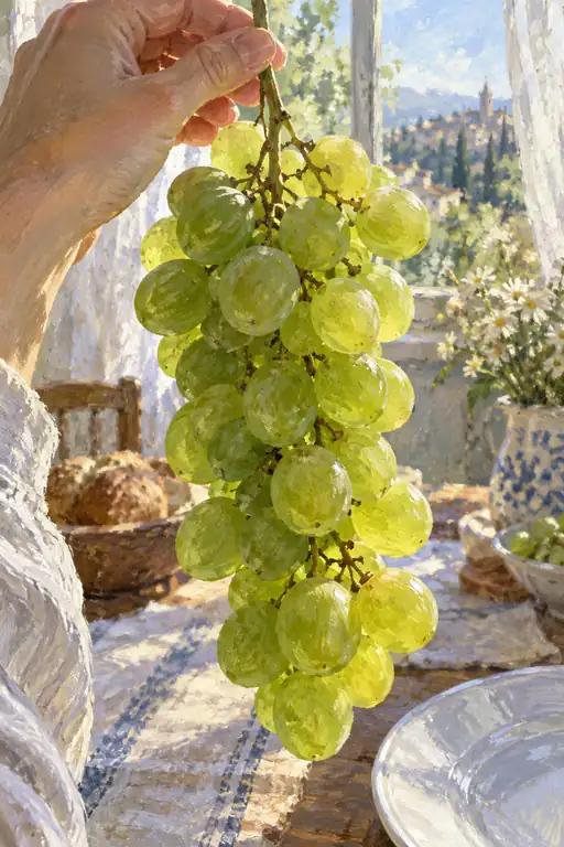 Sunlit Jewel of the Vineyard