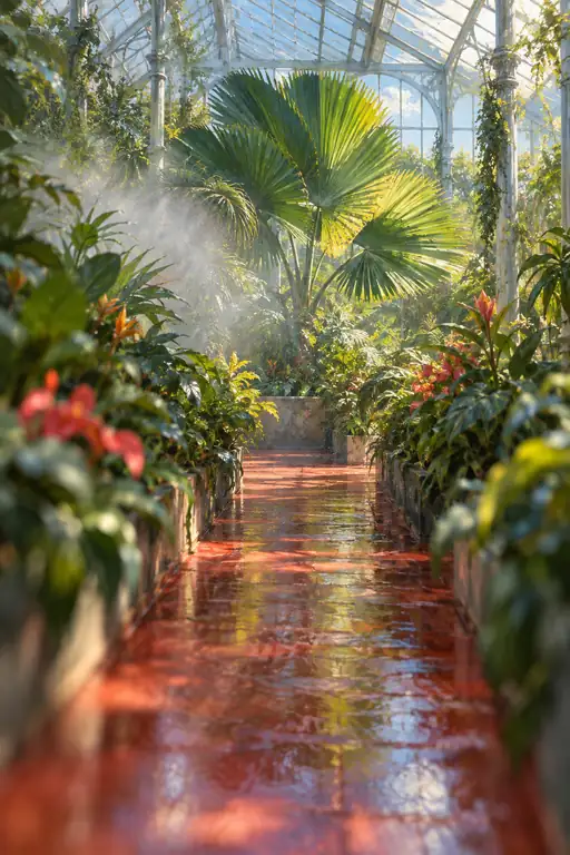 Sanctuary of Mist and Palms