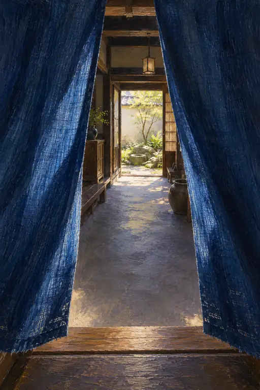 Parting the Indigo Stillness