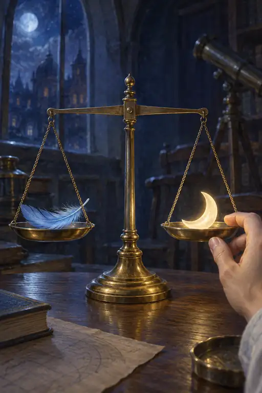 Weighing the Moon Against a Feather
