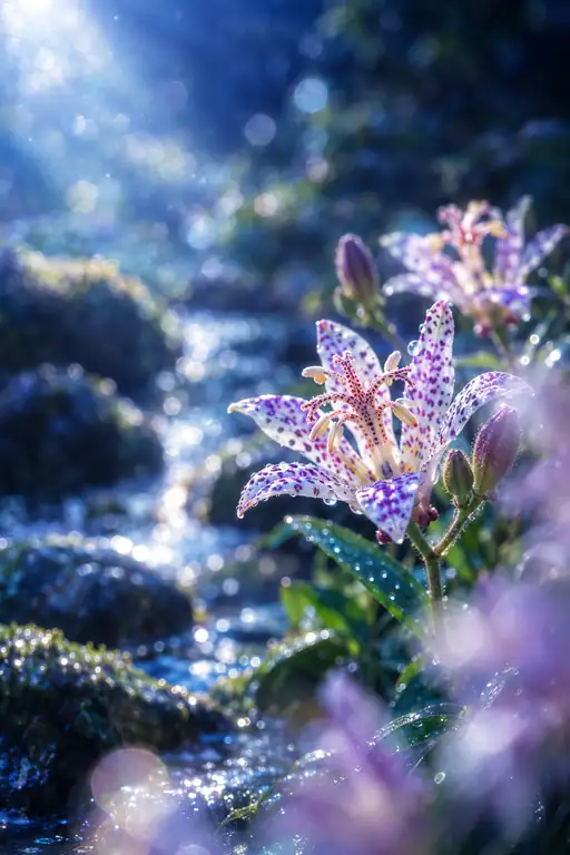 Dewlit Orchid of the Mountain Stream