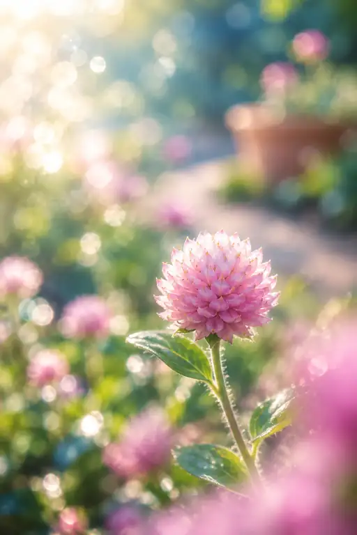 Pink Globe by the Terracotta Pot