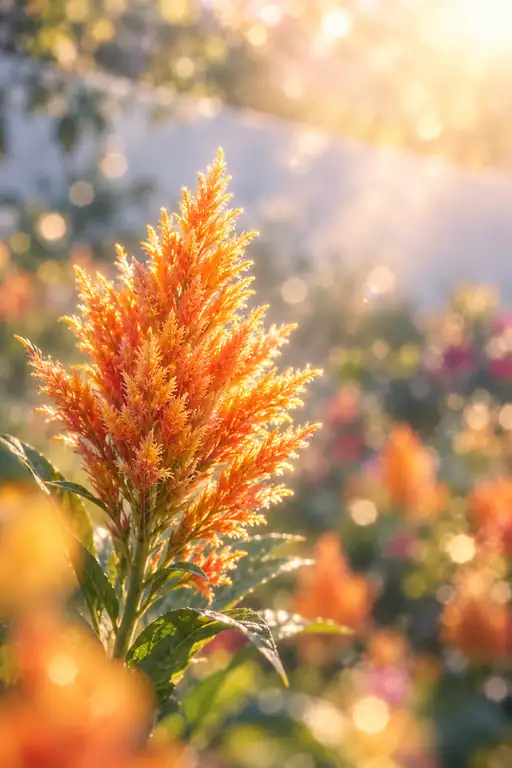 Flame of Amber Plumage in the Garden