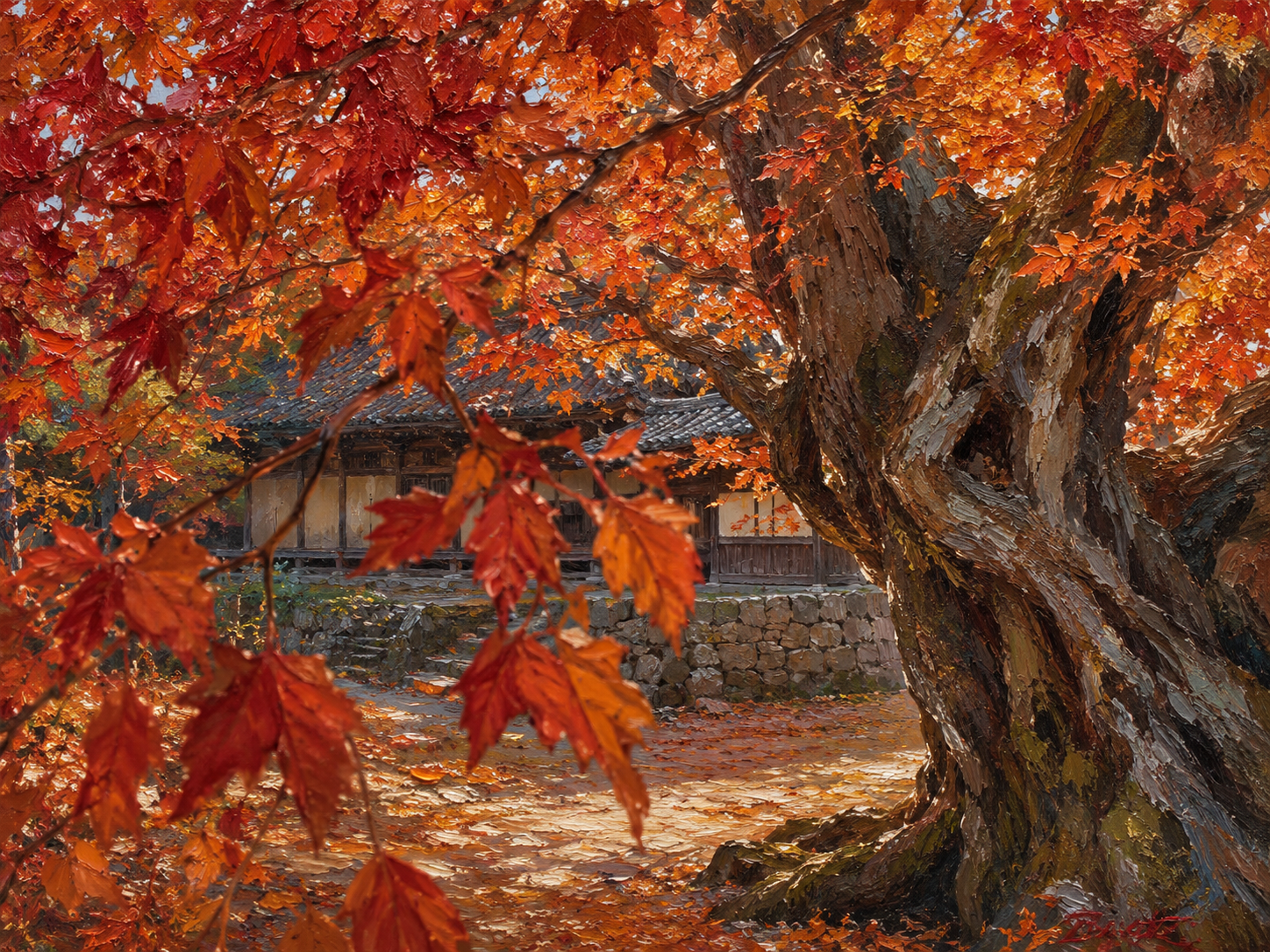 深紅の天蓋、静寂の共鳴