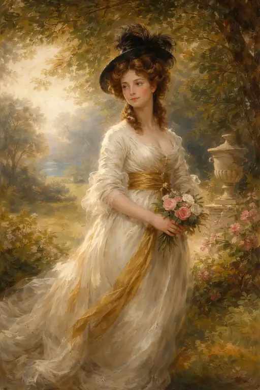 A Timeless Bloom in the Quiet Garden