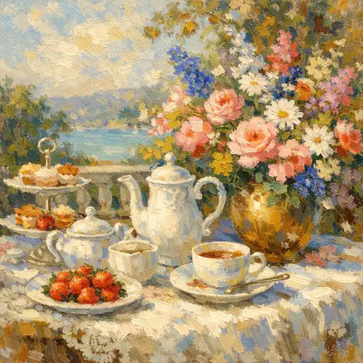 A Radiant Anthem Sung by Blooms and Tea