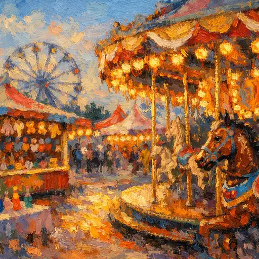 Midnight Carousel of Dreams